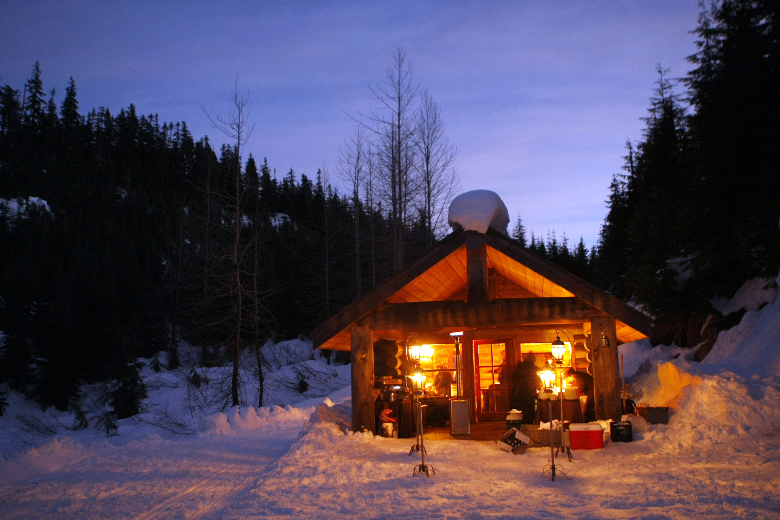 whistler snow cabin backcountry